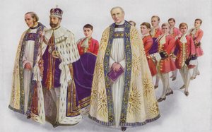 His Majesty the King Entering the Abbey