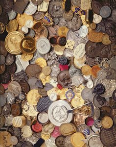 Historical medals, coins and badges, 1600-1900 by English School