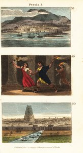 Historical Views of Persia (Iran) by English School