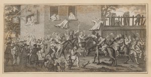 Hockley in the Hole, Clerkenwell, London by English School