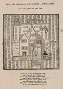 Hollands Leaguer or Manor House of Paris Garden, London