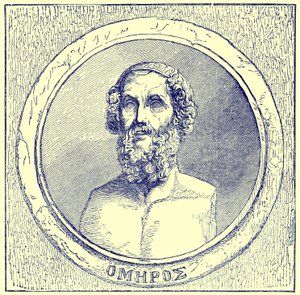 Homer (illustration from The Illustrated History of the World, published c.1880)