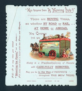 Horse-Drawn Removal Truck by English School