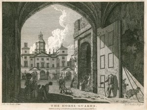 Horse Guards by English School