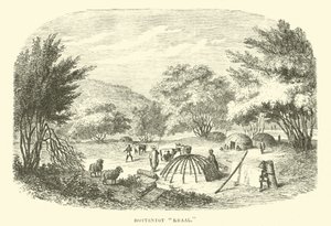Hottentot Kraal by English School