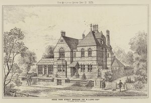 House Park Street Bridgend, for W J Lewis Esquire by English School