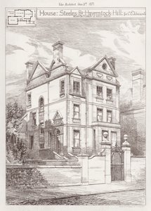 House, Steeles Road, Haverstock Hill, for C E Johnson by English School