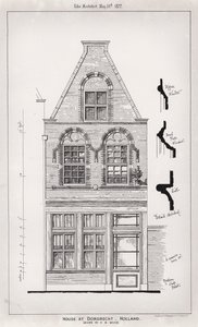 House at Dordrecht, Holland by English School