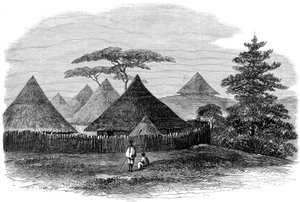 House at Magdala, from The British Expedition to Abyssinia, 1868 by English School