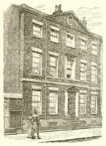 House in Rodney Street, Liverpool, Where Mr. Gladstone Was Born