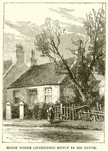 House where Livingstone Dwelt in his Youth