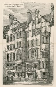 Houses in Cadogan Square, Chelsea by English School