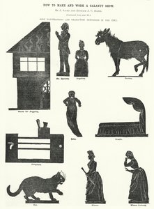 How to Make and Work a Galanty Show, by J Sachs and Eustace J C Baird by English School