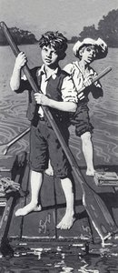 Huckleberry Finn and Tom Sawyer by English School