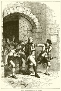 Huddy led from prison to be hanged