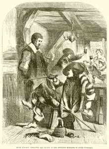 Hugh McMahon Betraying the Secret of the Intended Massacre to Owen OConolly by English School