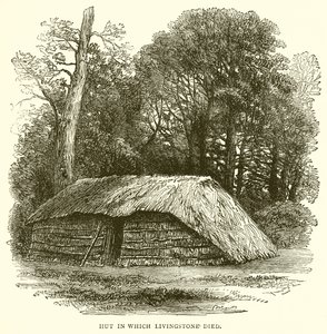 Hut in which Livingstone Died by English School