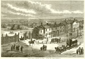 Hyde Park Corner in 1750