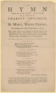 Hymn to be Sung by the Charity Children of St Mary by English School