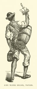Iced water seller, Naples
