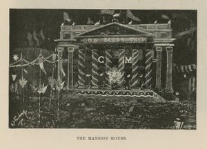 Illuminations and Decorations Adorn the Mansion House by English School
