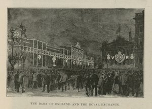 Illuminations and Decorations in the City of London by English School