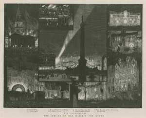 Illuminations at the Jubilee of Her Majesty the Queen by English School
