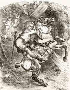 Illustration after J. Tenniel for the poem 