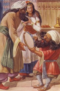 Illustration for Ali Baba and the Forty Thieves by English School