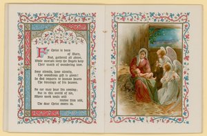 Illustration for O Little Town Of Bethlehem by English School
