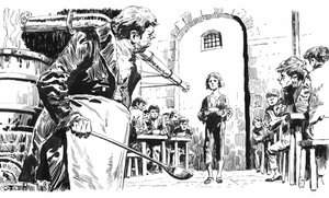 Illustration for Oliver Twist by Charles Dickens