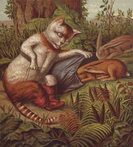 Illustration for Puss in Boots by English School