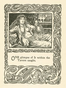 Illustration for Rubaiyat of Omar Khayyam by English School