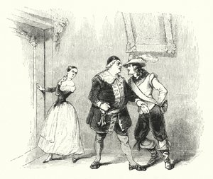 Illustration for The Barber of Seville by Rossini by English School