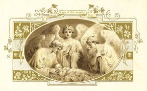 Illustration for The Coming of Father Christmas by English School
