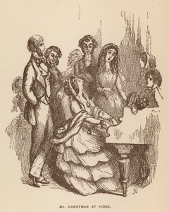 Illustration for The Newcomes by Thackeray by English School