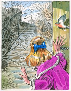 Illustration for The Secret Garden by English School