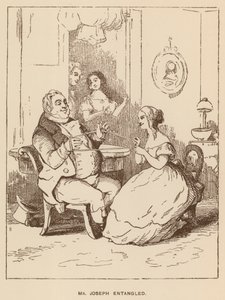 Illustration for Vanity Fair by Thackeray by English School