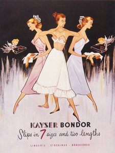 Illustration from the Kayser Bondor Catalogue by English School