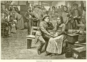 Immigrants at New York by English School