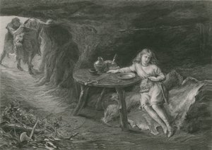 Imogen in the Cave, Cymbeline by English School