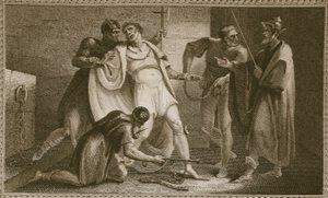 Imprisonment of Stephen, Illustration from David Hume