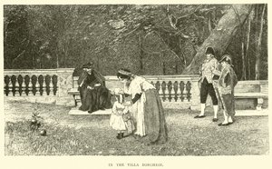 In the Villa Borghese by English School