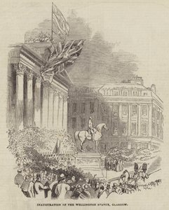 Inauguration of the Wellington Statue, Glasgow by English School