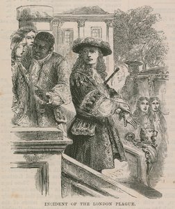 Incident of the London Plague by English School