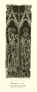 Incised Slab (engraving) by English School