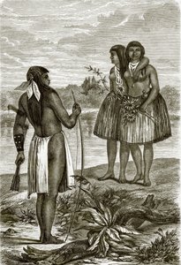 Indians of the Rio Colorado by English School