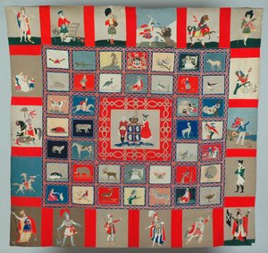 Inlaid Patchwork Hanging, c.1835