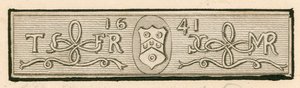 Inscription on the White Conduit House, Islington, London by English School