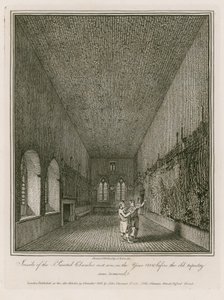 Inside of the Painted Chamber by English School